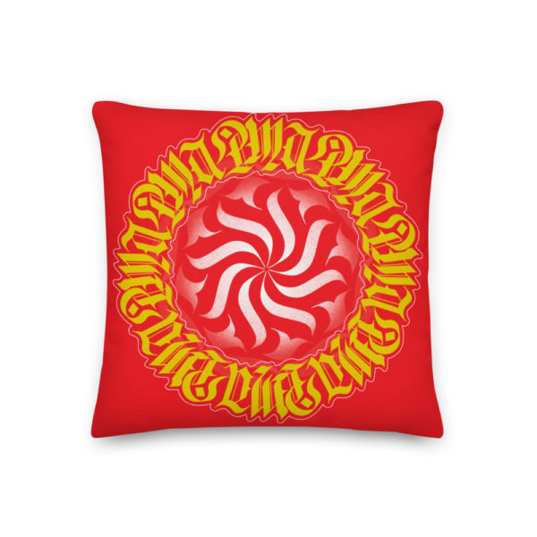 P.M.A. Calligram Pillow