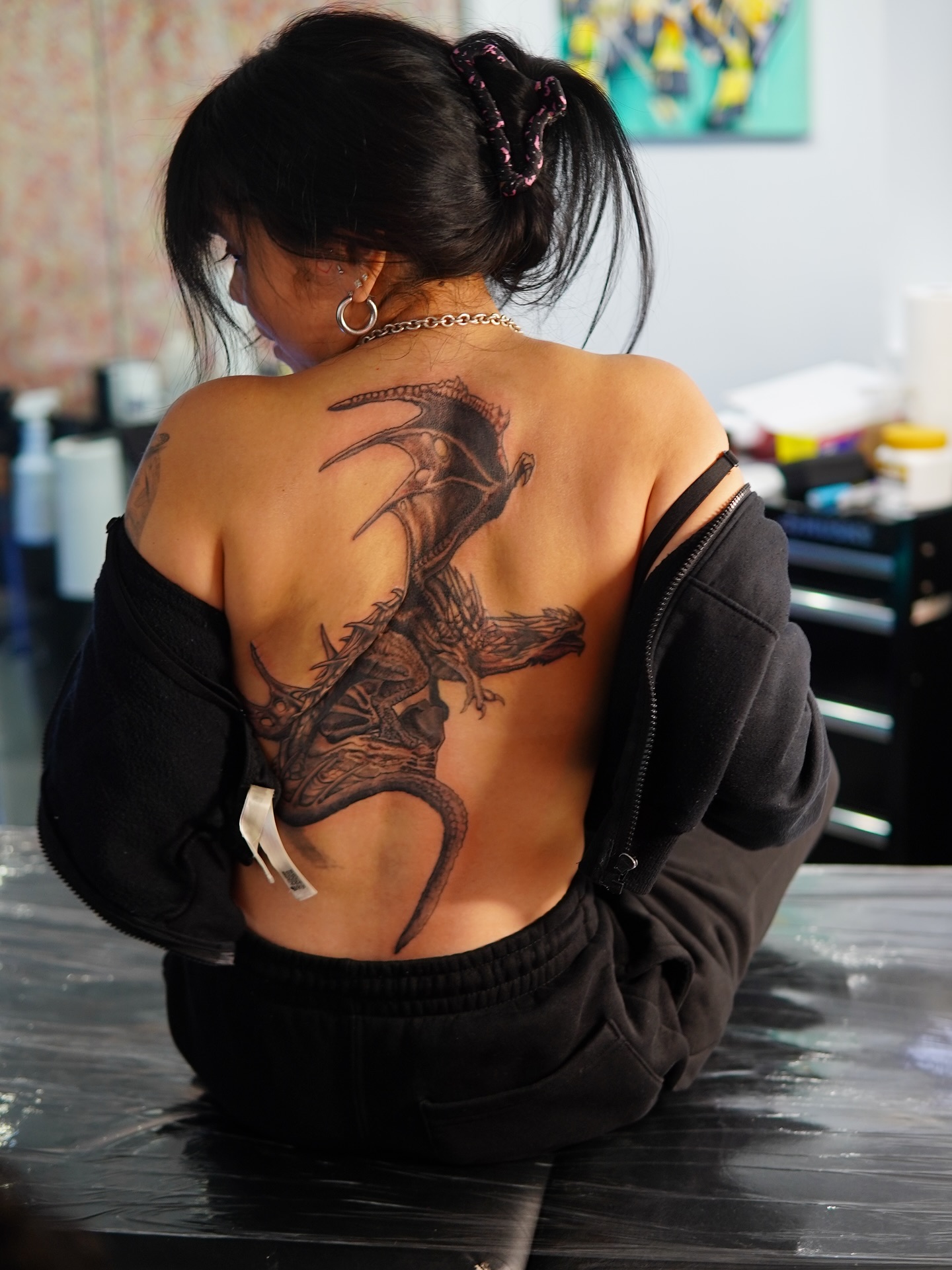 Dragon tattoo by AL Razor